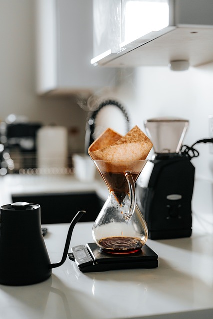 A skilled barista performing a pour-over Velvet Roast, highlighting the artisanal brewing process.